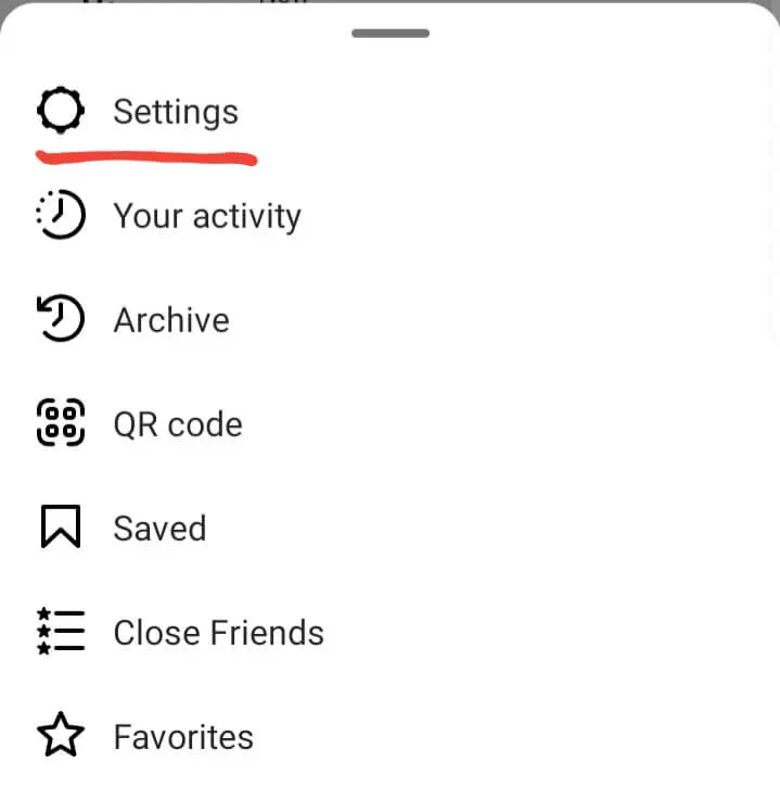 Instagramでアクティブステータスをオフにする方法：設定