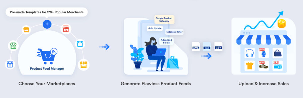 WooCommerce용 제품 피드 관리자