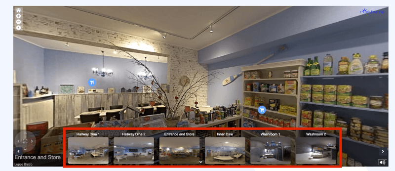 Galleria di scene per il tour virtuale della casa - WPVR