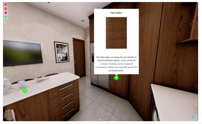 Contenu Hotspot sur les visites virtuelles - WPVR