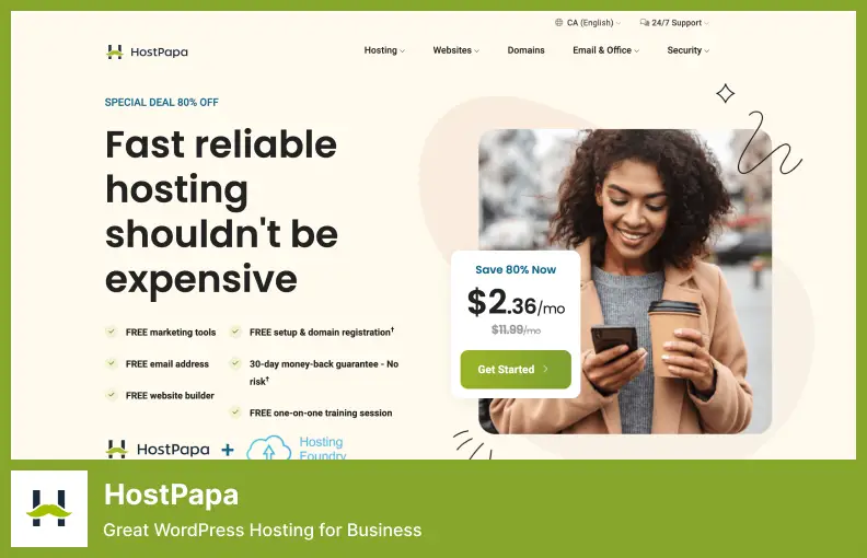 HostPapa - 適用於小型企業的智能網絡解決方案