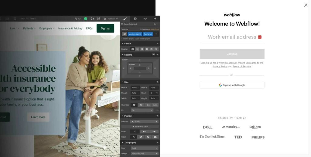 創建 WebFlow 帳戶