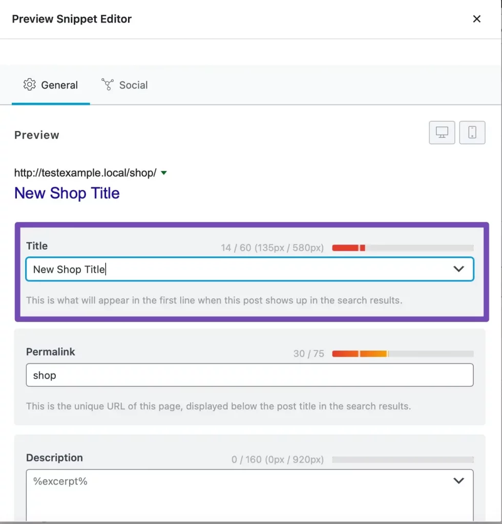rank math aggiornato title_come modificare il titolo della pagina del negozio in WooCommerce