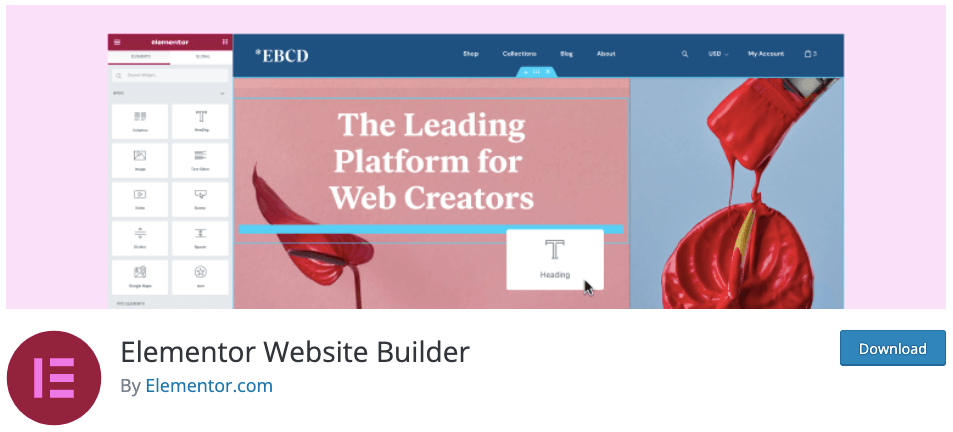 Elementor – Die besten WordPress-Plugins für Blogs und Websites