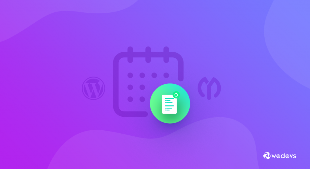eine Illustration zum Modul „Wiederkehrende Aufgaben“ von WP Project Manager – die besten WordPress-Plugins für Blogs
