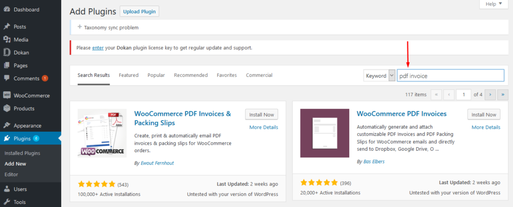 Zainstaluj wtyczki WooCommerce do faktur PDF i listów przewozowych
