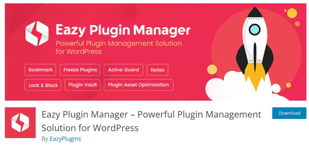 Eazy Plugin Manager pe WordPress.org