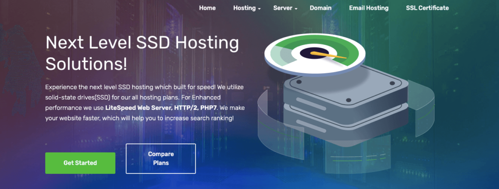 這是Exonhost主頁的截圖