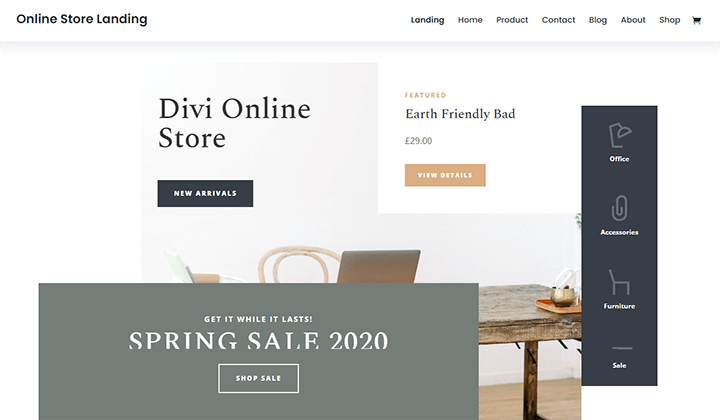 Más de 9 mejores temas de WordPress para Watch Store 2023 2 divi online store 21