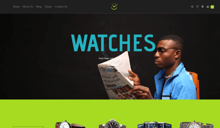 Más de 9 mejores temas de WordPress para Watch Store 2023 5 Almaira Watches