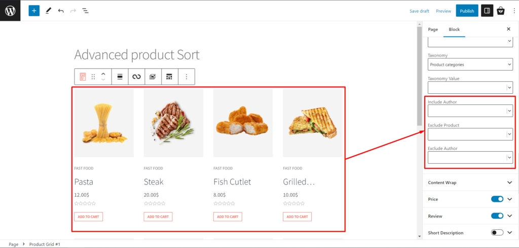 Memperkenalkan Pembuat Kueri ProductX Baru & Canggih untuk Penyortiran Produk yang Mudah 8 Product Sort - Include-Exclude Products