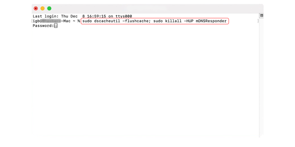 Jak naprawić błąd DNS_PROBE_FINISHED_NXDOMAIN? 5 flushdns for mac users