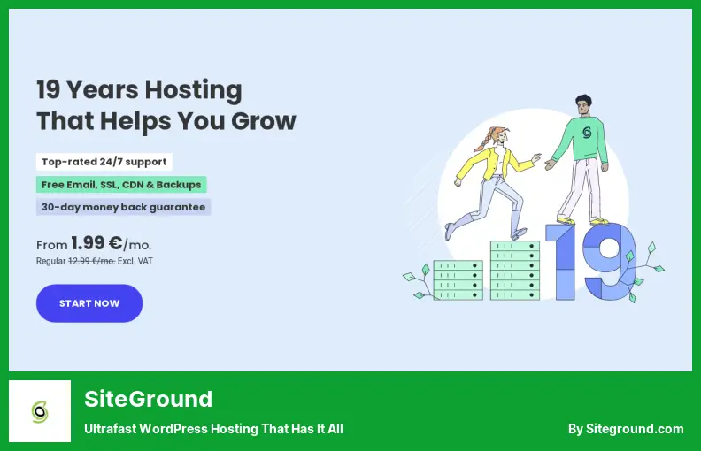 SiteGround - Hosting WordPress Ultracepat yang Memiliki Semuanya