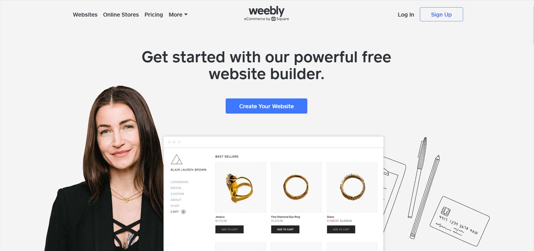 Créateur de site Web Weebly