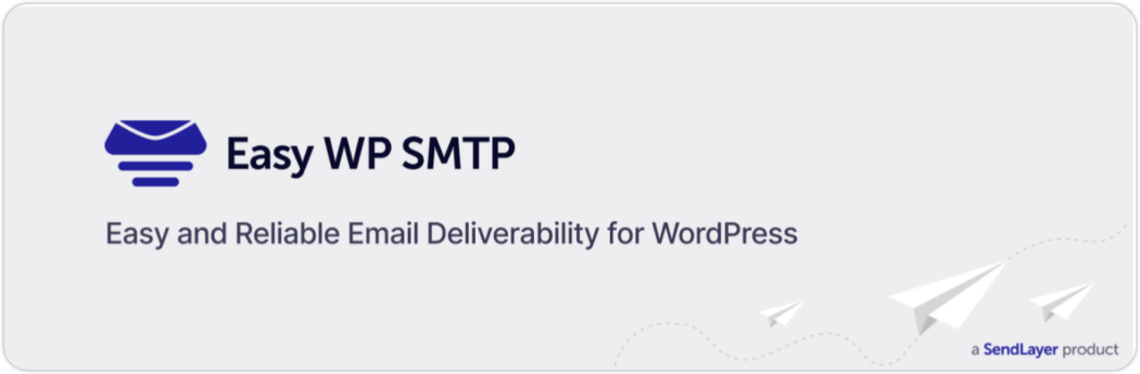 bannière wp smtp facile