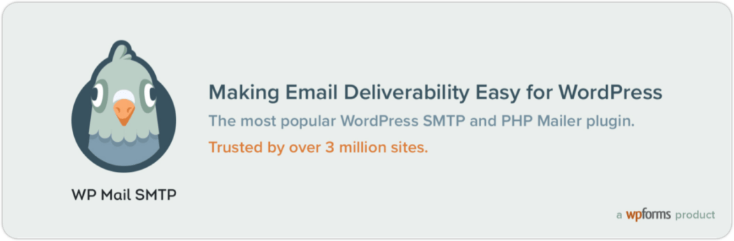 wp mail bannière smtp
