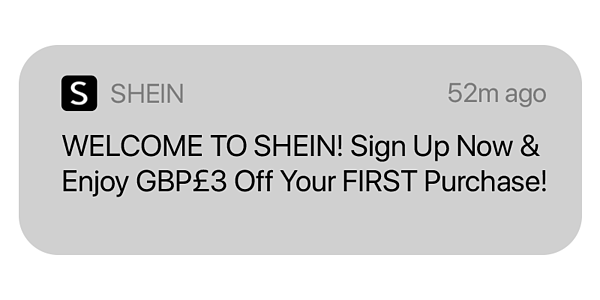 Шеин SeedProd push notification website welcome message examples