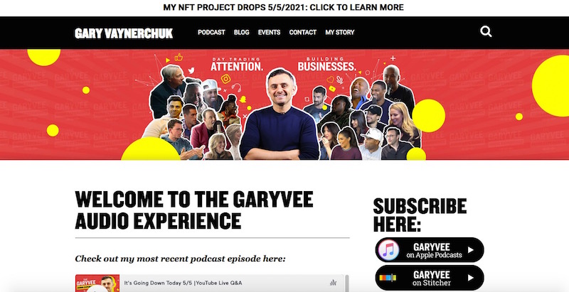 SeedProd Podcast landing page example