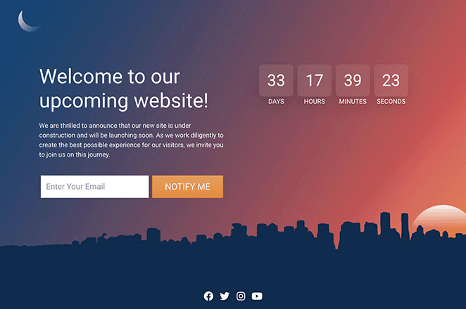 предварительный запусквеб-сайтприветствиеSeedProd Prelaunch website welcome message examples