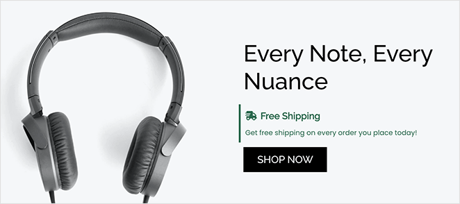бесплатная доставкаприветственное сообщение SeedProd free shipping website welcome message