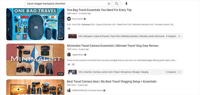 YouTube 検索結果 YouTube search results