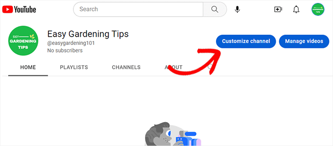 YouTube チャンネルをカスタマイズする Customize YouTube channel