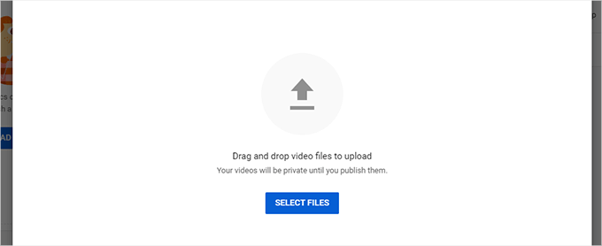 アップロードしたい動画ファイルを選択 Select video files you want to upload