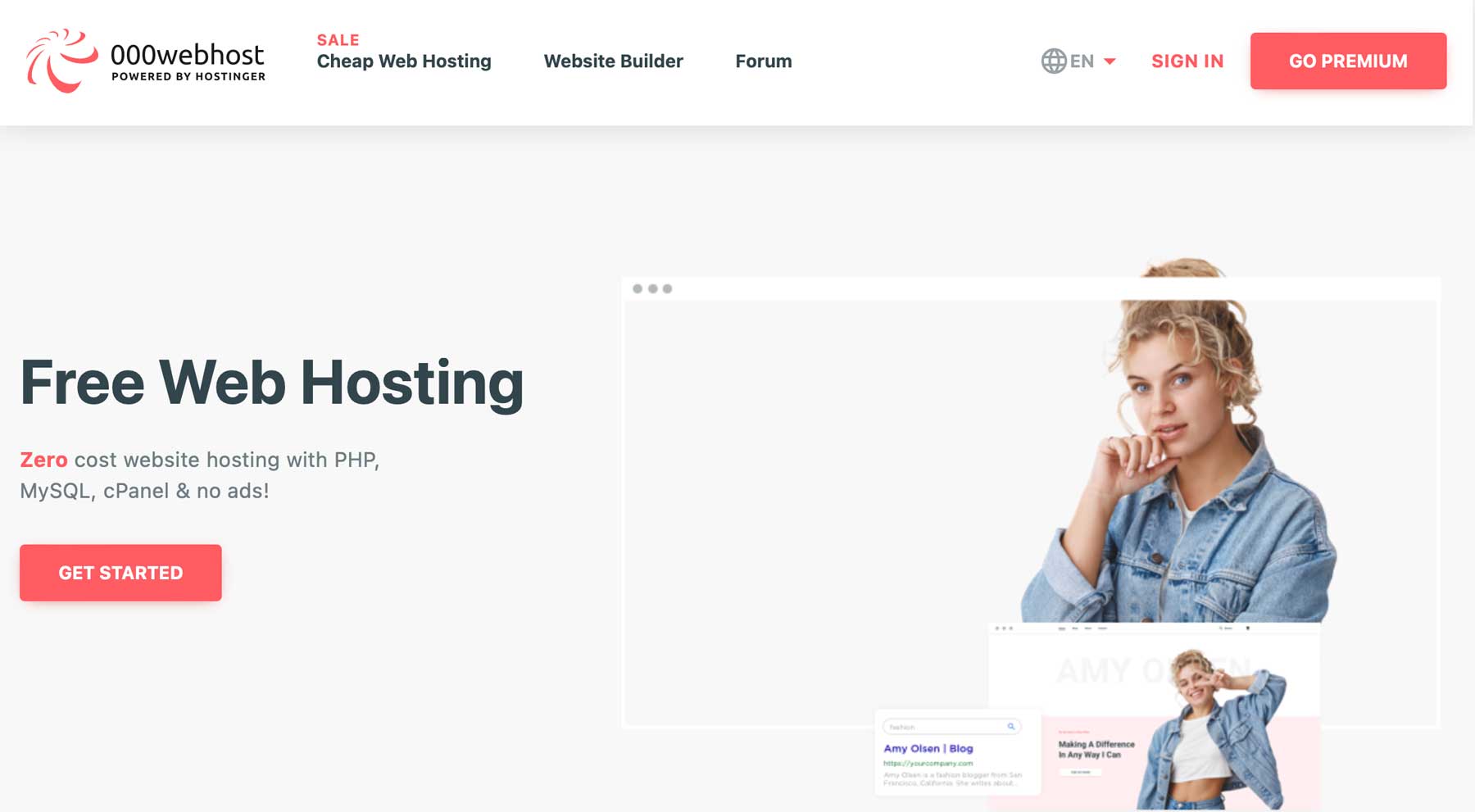 000webhost alojamiento gratuito de WordPress