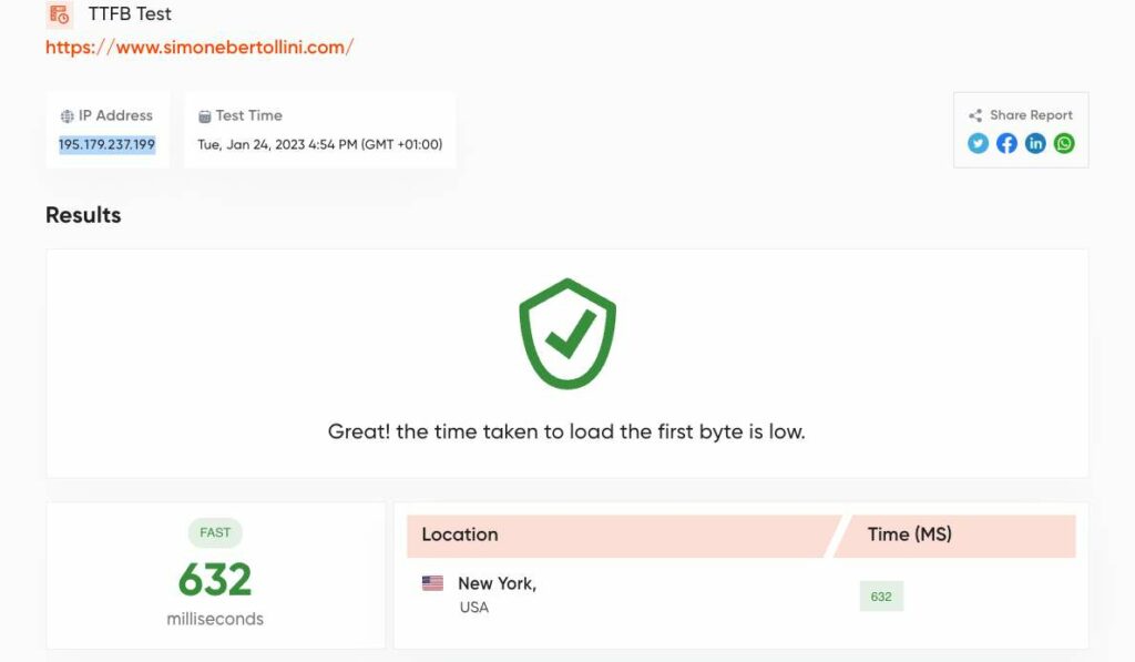 testarea vitezei de găzduire vps a hostingerului