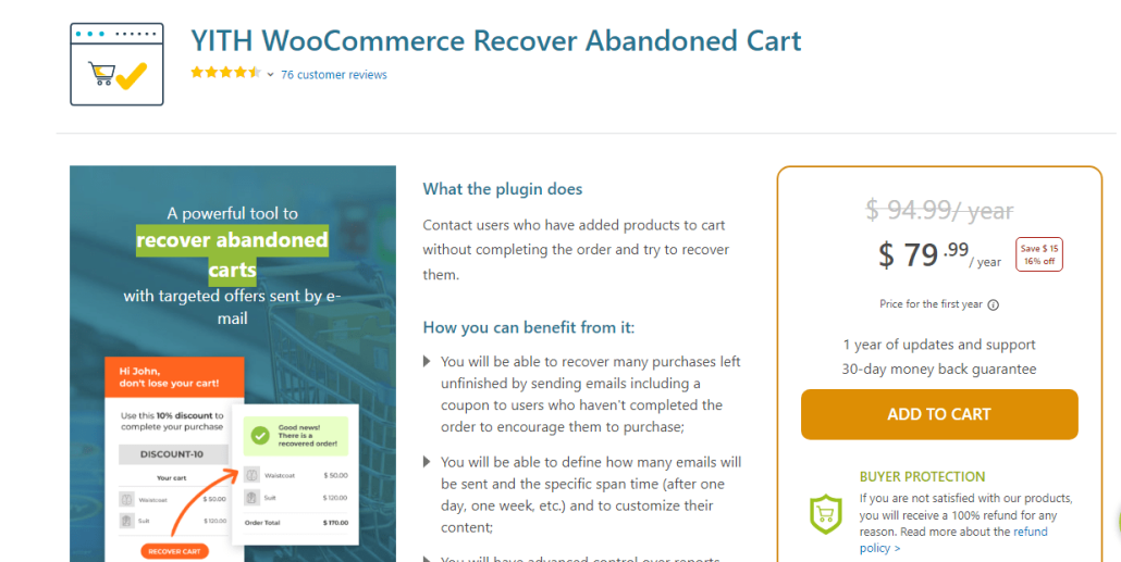 cu woocommerce cărucior abandonat