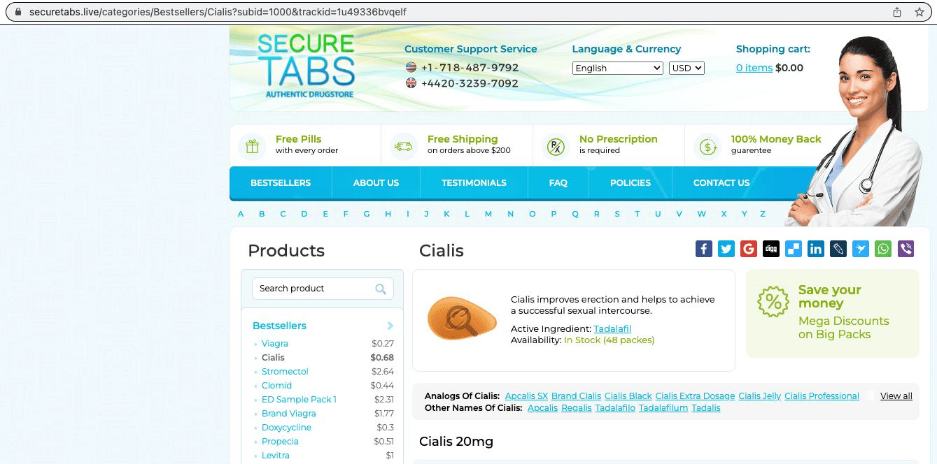 situs web dialihkan ke situs spam