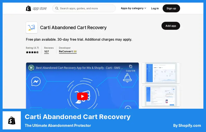 Carti Abandoned Cart Recovery - Protectorul suprem pentru abandon