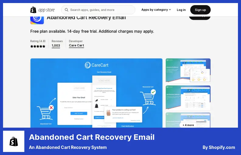 Abandoned Cart Recovery Email - un sistem de recuperare a căruciorului abandonat