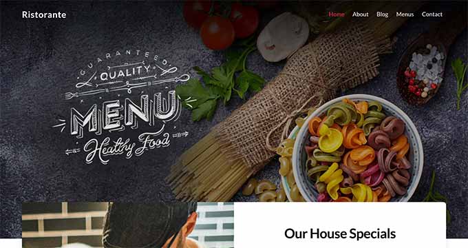 Ultra Ultra Recipe Blog Theme