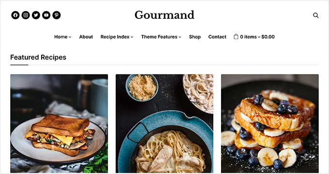 Garam dan merica Gourmand