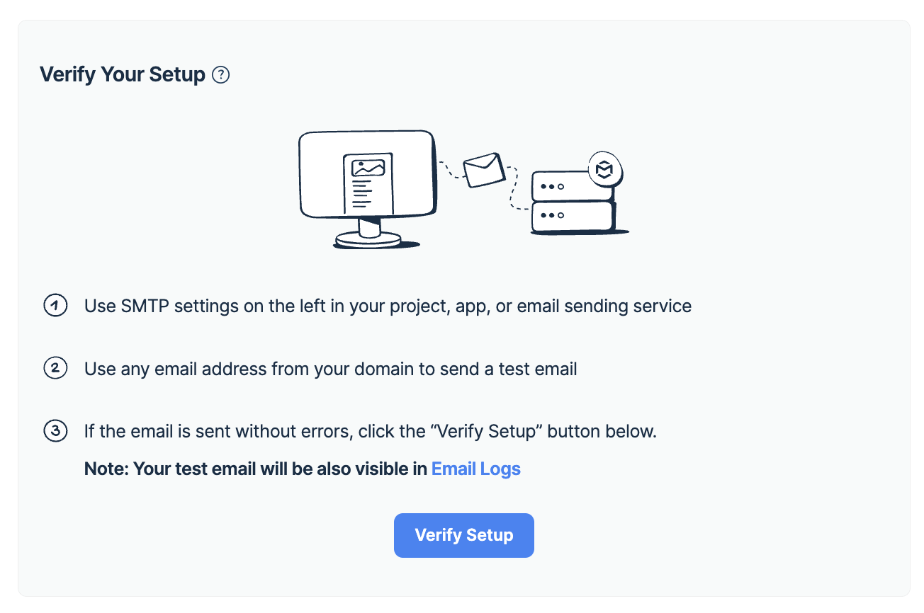 Mailtrap Verificare configurare