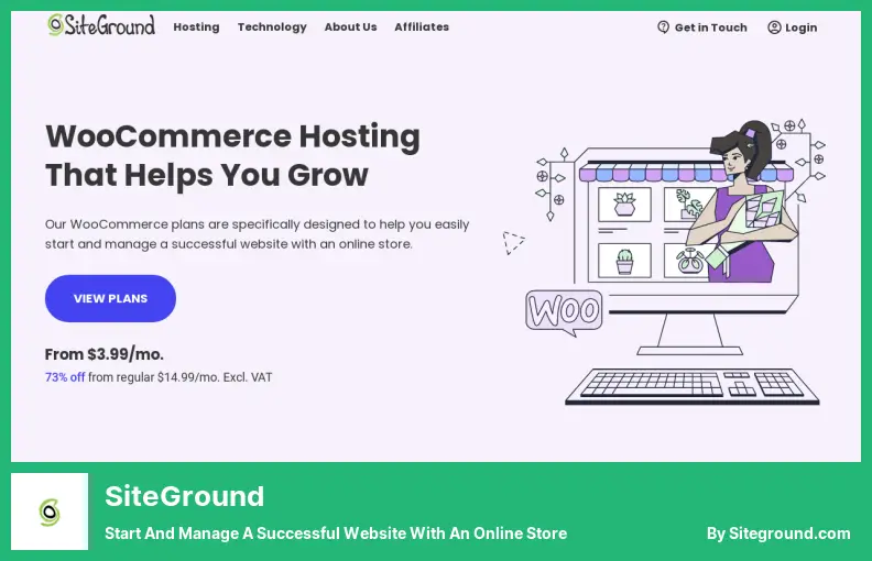 SiteGround - Mulai dan Kelola Situs Web yang Sukses Dengan Toko Online