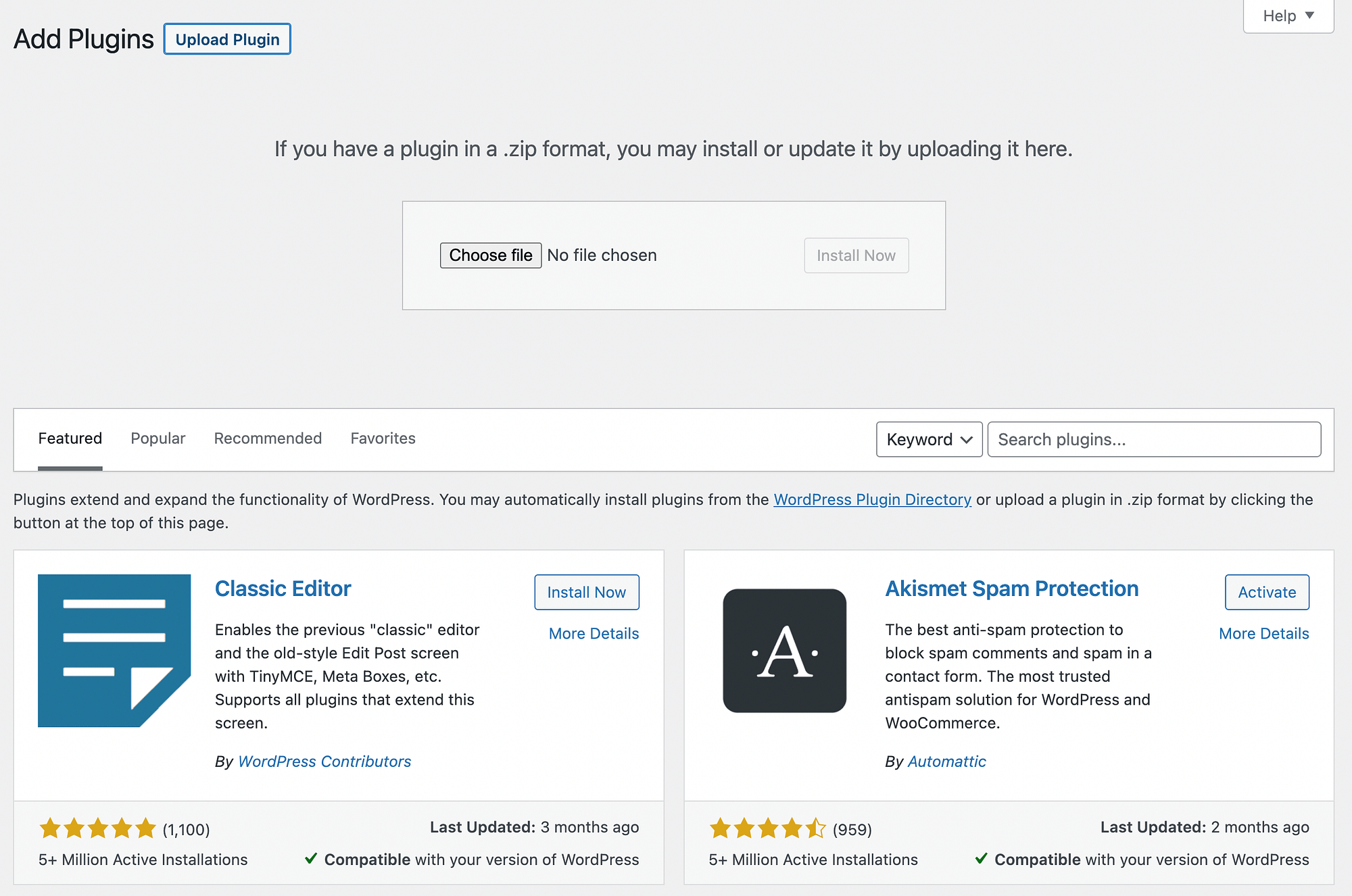 Unggah plugin premium di WordPress