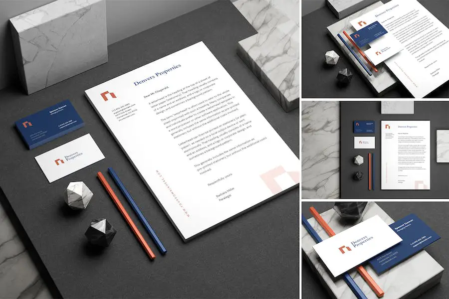 Mockup Branding Alat Tulis -