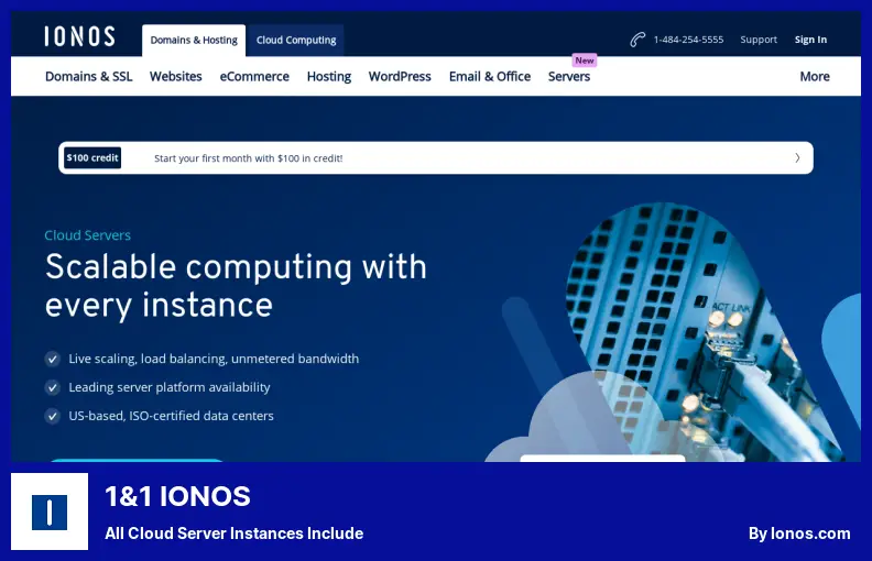 1&1 IONOS - Termasuk Semua Instans Server Cloud