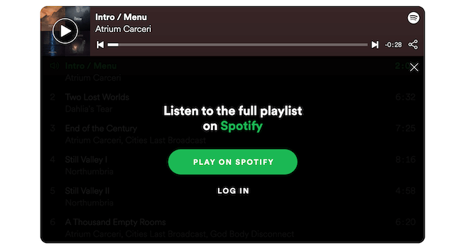 Playlista Spotify osadzona w WordPressie A Spotify playlist embedded in WordPress