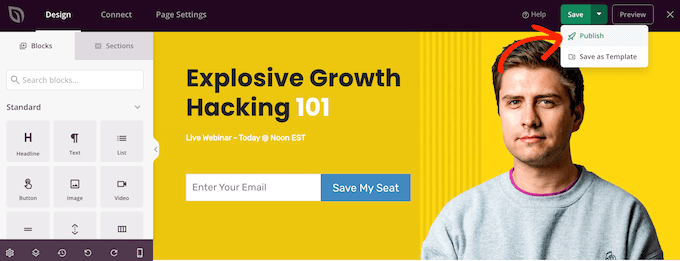 使用 SeedProd 发布自定义登陆页面 Publishing a custom landing page using SeedProd