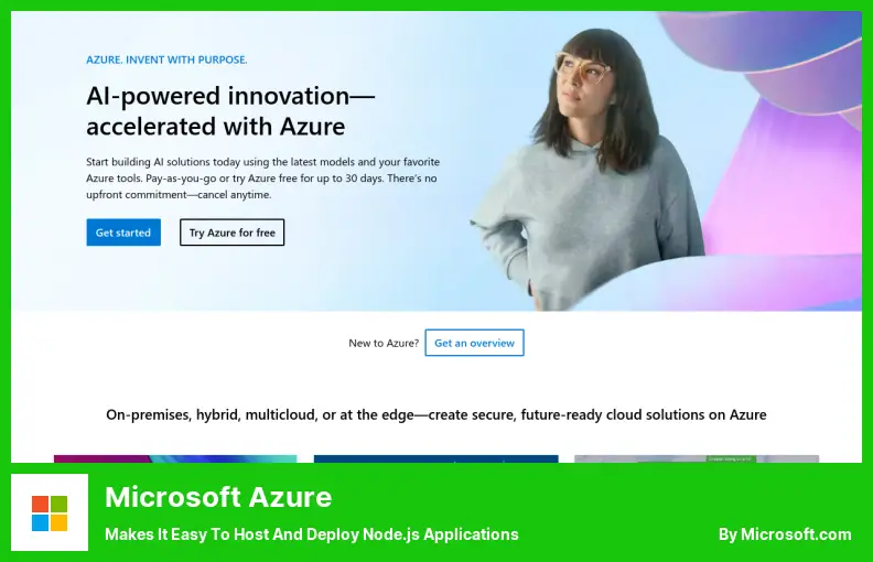 Microsoft Azure - يجعل من السهل استضافة ونشر تطبيقات Node.js