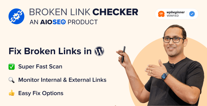 controllo dei collegamenti interrotti per wordpress di aioseo introducing broken link checker for wordpress by aioseo