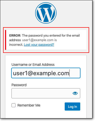 wordpress-login-indica-senha-está-errada