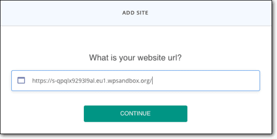 tambahkan situs di blogvault