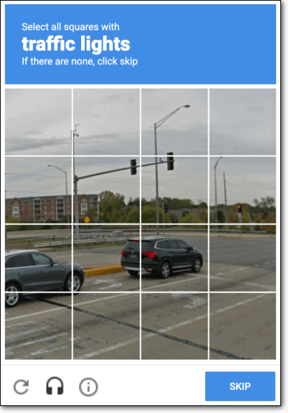 protezione captcha