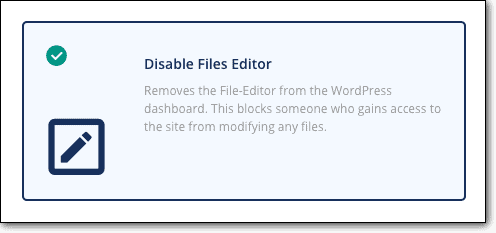 nonaktifkan editor file