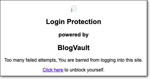 Protezione dell'accesso da BV