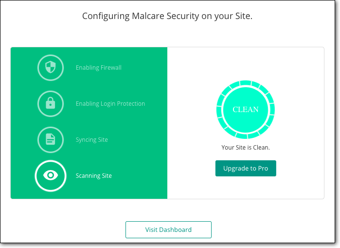 在處理 WordPress 中的錯誤之前配置 Malcare 插件